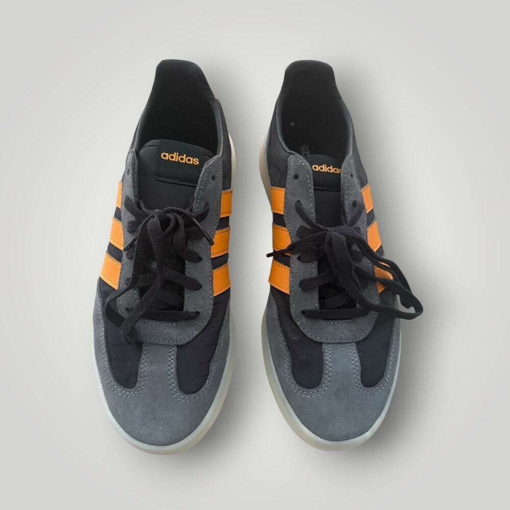 Adidas Barreda Decode Sneakers Black Gray Orange sz 8 - Picture 2 of 8